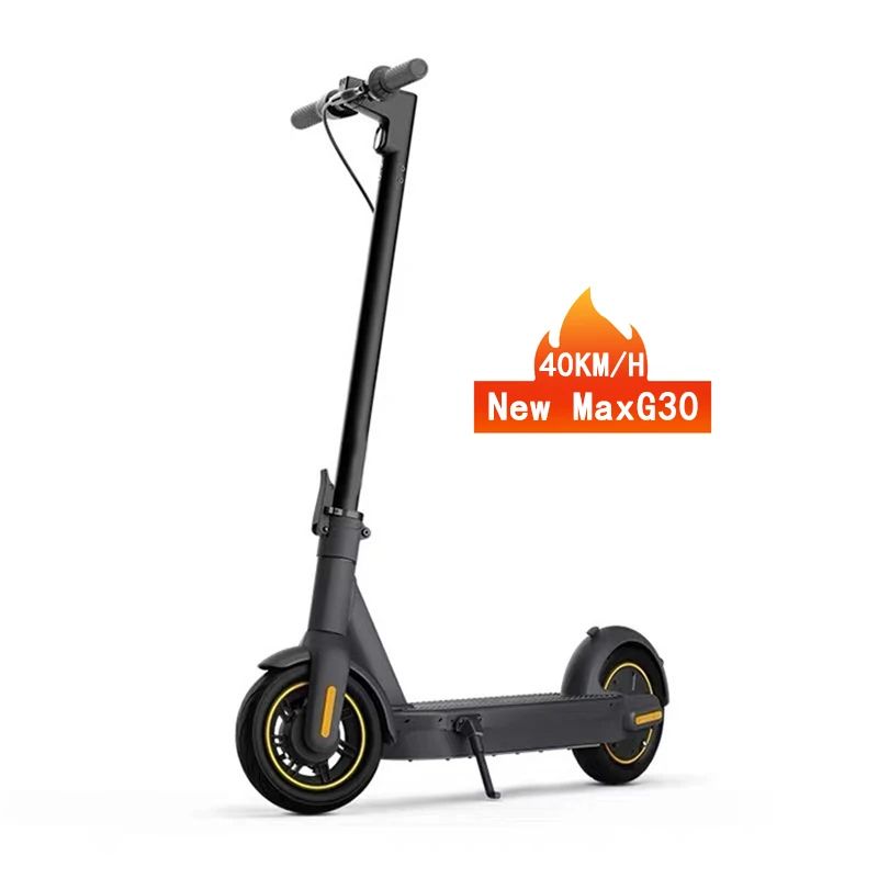 

2021 New Upgrade Max G30 10 inch 48V 15Ah 500w 25MPH Adult Electric Folding Scooters, Gray, white, can be customized
