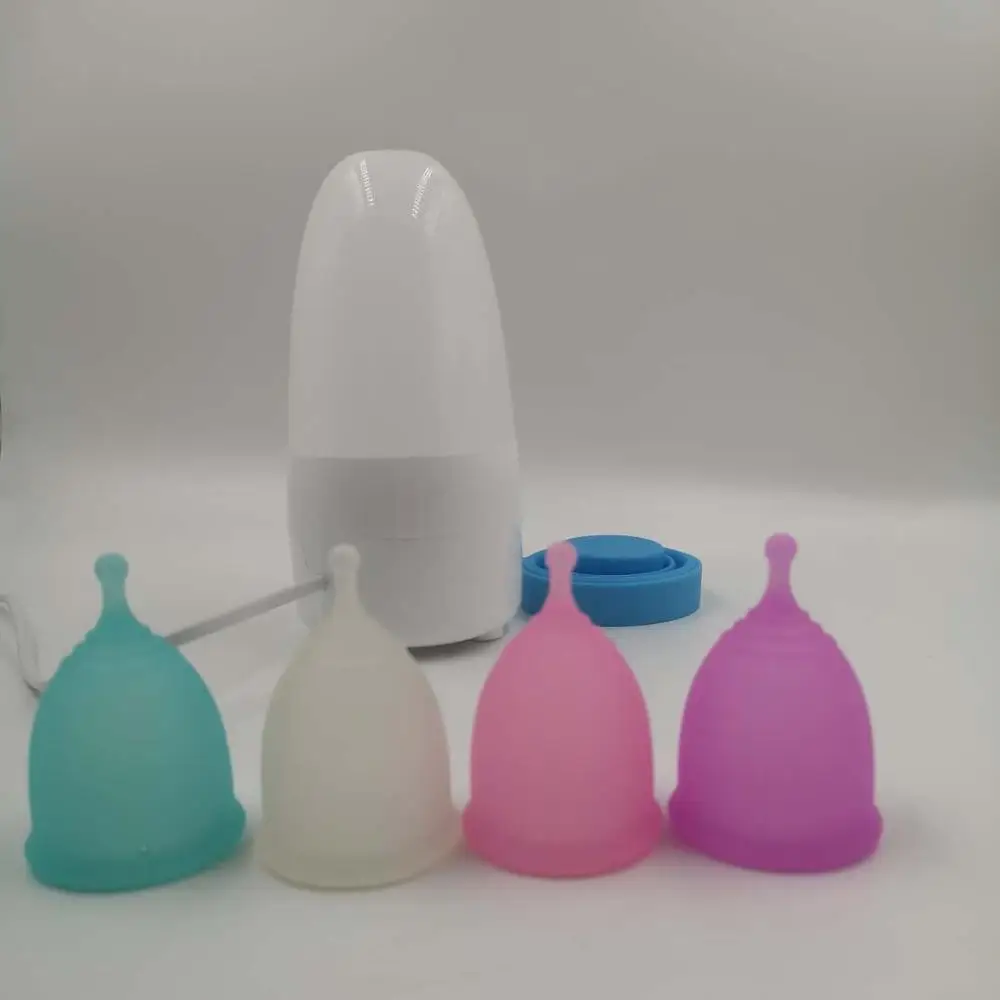 

Manufacturers wholesale customized rapid shipment of the best-selling recyclable silk bag cleaning cup organic menstrual cup, Multi colors