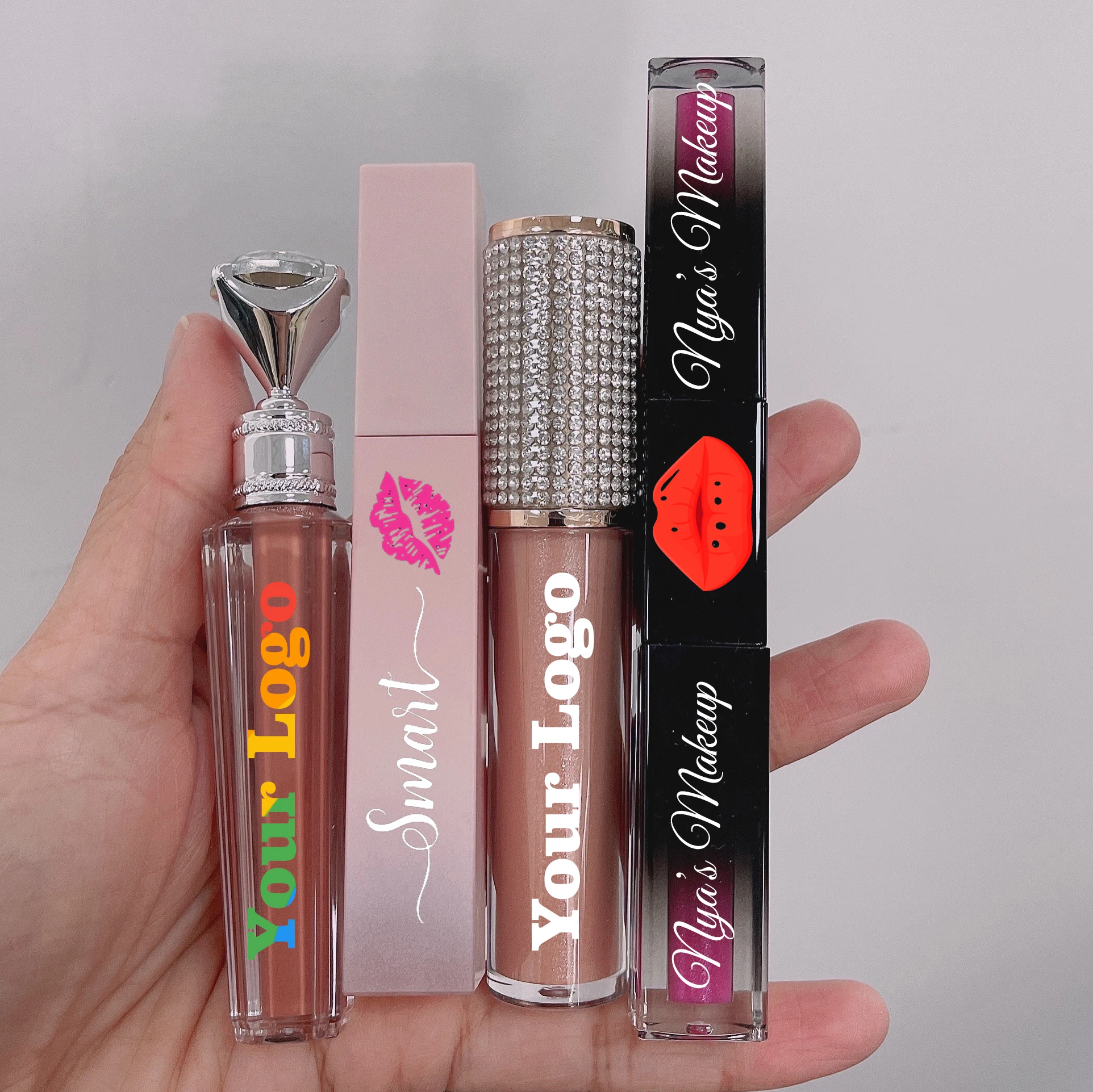 

Luxury DIY Holographic Lipgloss 64 Colors Private Label