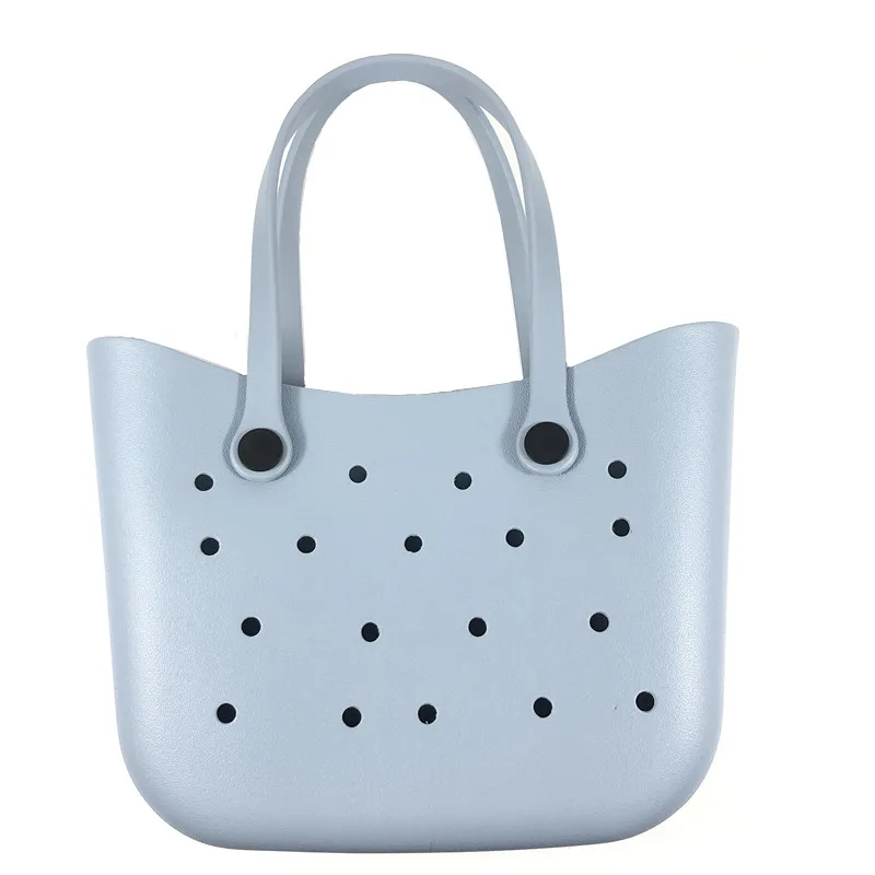 

Environmental Classic size tote Beach style waterproof women Rubber handbag Silicone Bag For lady
