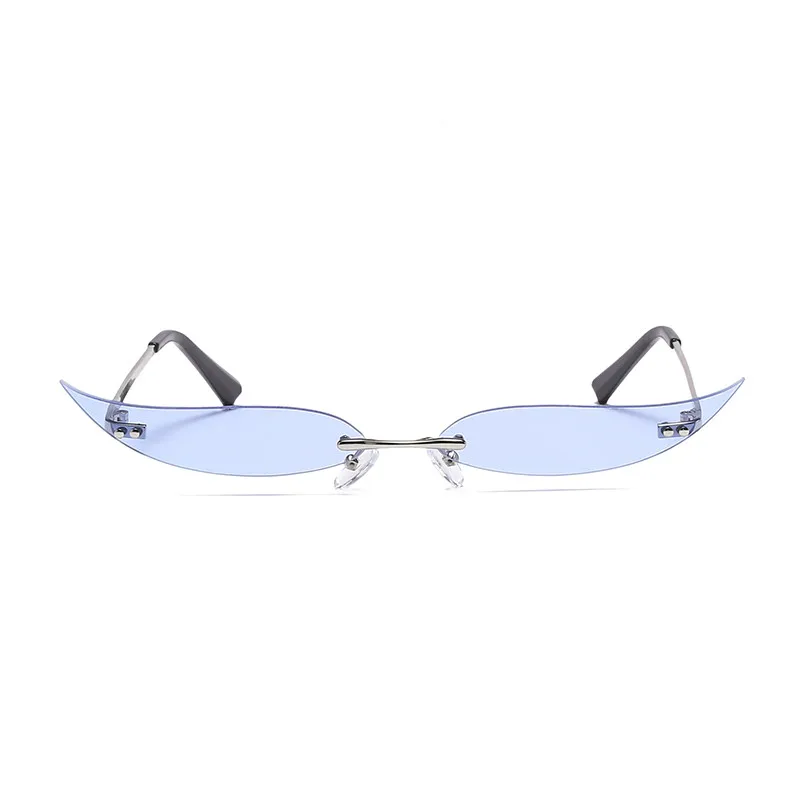 

Faral Small Sun Glasses Unisex Metal Gradient Custom Logo Shades Delicate 2020 New Arrivals Novelty Sunglasses