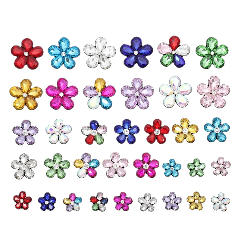 

Fashion Lady Style Designer Shoes Decoration Pearl Flower Shoes Accessories Fit Hole Sandal Clog Charms