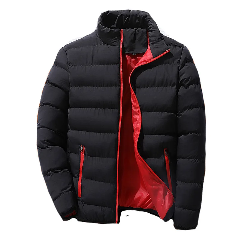 

Amazon Quality New Mens Down Jacket Stand Collar Winter Warm Jacket, Customized color
