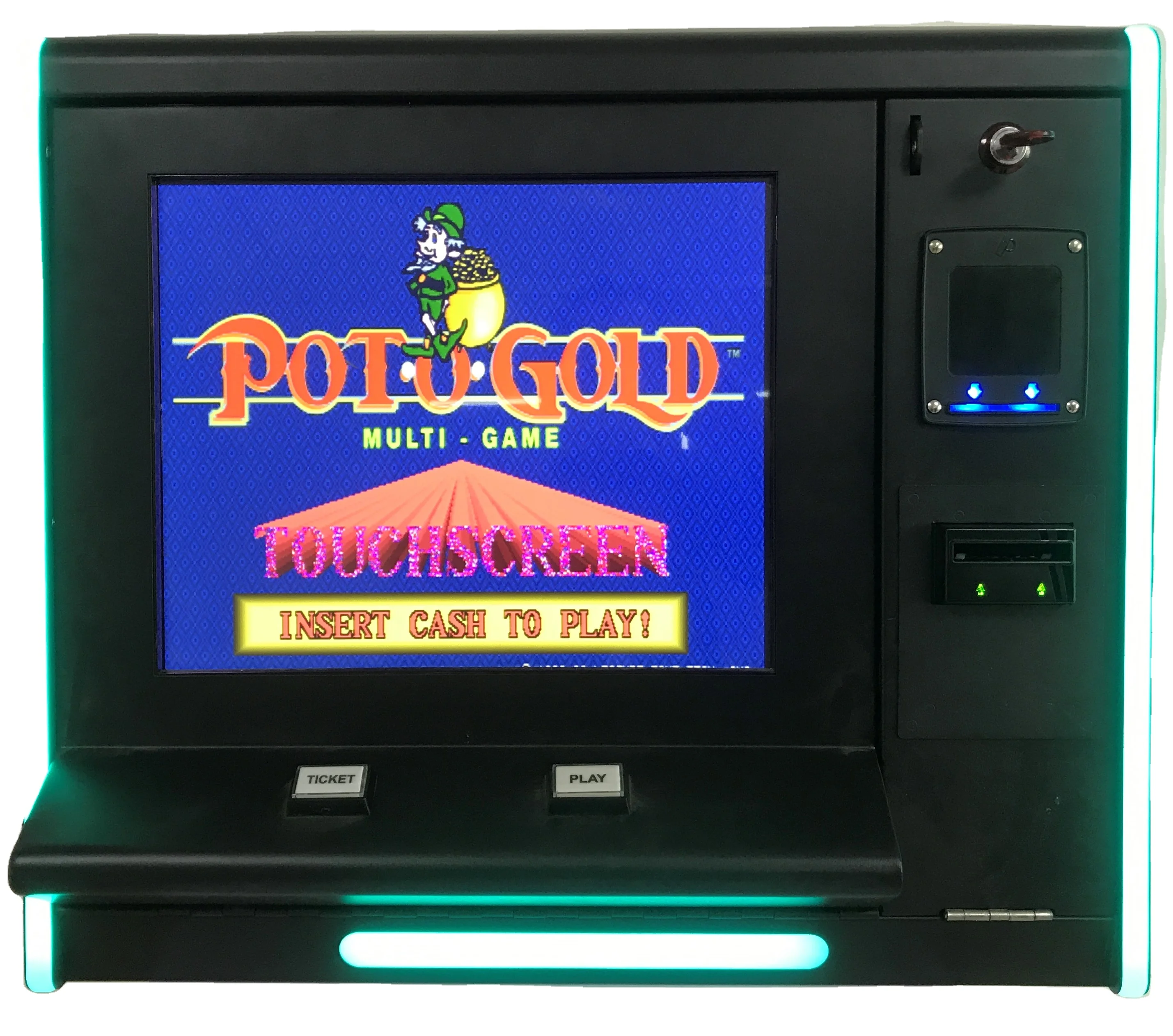 

POT OF GOLD T595 POG PROGRESSIVE DISPLAY machine, As picture