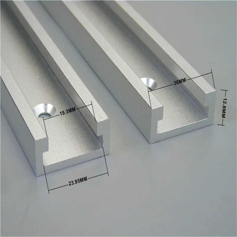 Aluminium Alloy Ttrack Slot Miter Track Jig Fixture For Router Table