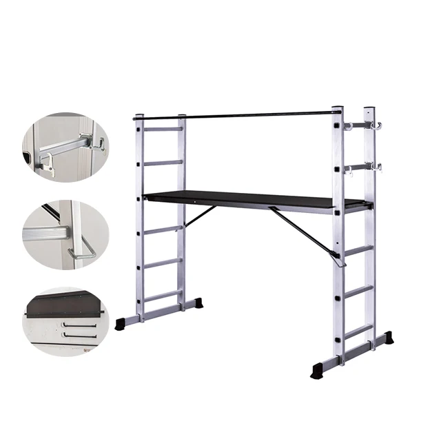 
High quality Portable Outdoor Used Aluminum Ladder Scaffolding 
