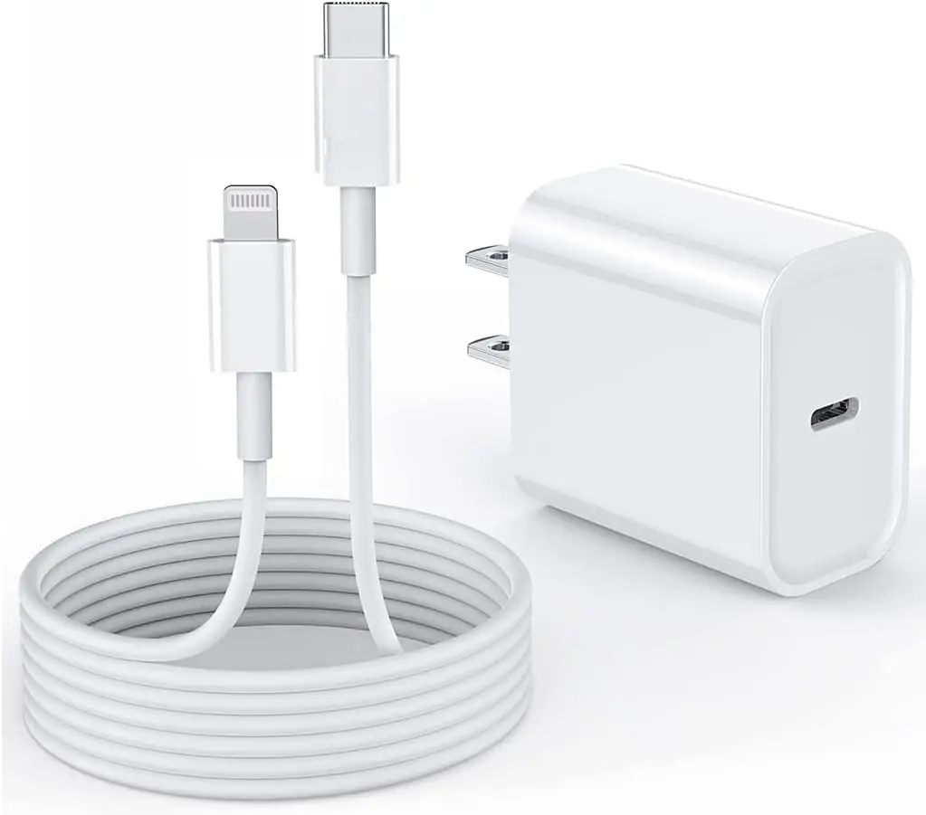 

Top selling products 2023 US EU UK USB Type C Fast Charging Wall Plug Cord Charger Set Adapter 20W for iPhone Charger with Cable