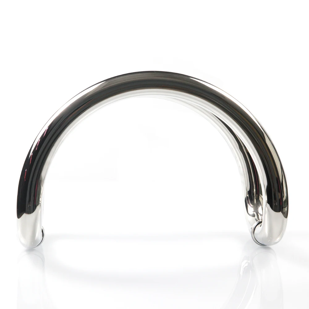 C Shape Back To Back Stainless Steel Glass Door Handle For Shower Room