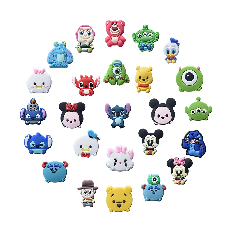 

New arrival PVC rubber Shoe Charms game cartoon shoe charms clog croc accessories for kids shoes, As pictures show