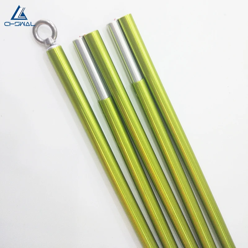 7001 Aerospace Aluminum Telescoping Tent Pole For Camping/high Strength