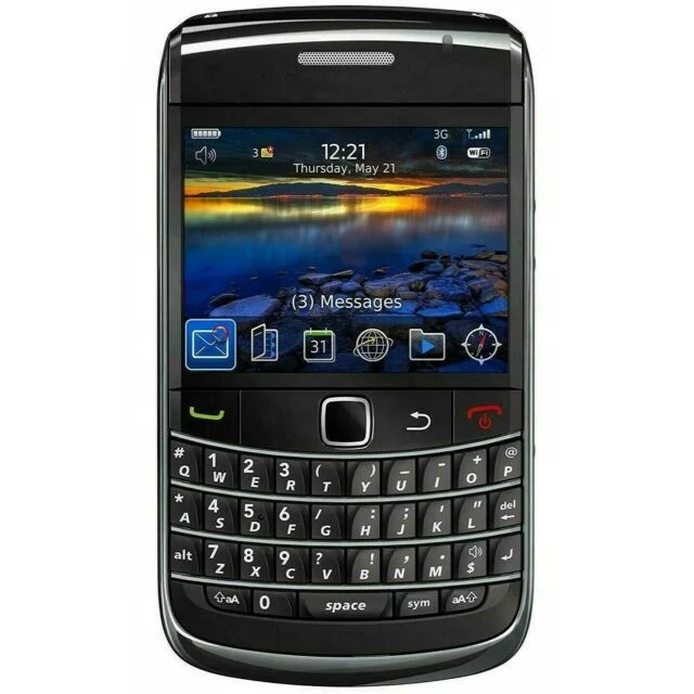 

Free Shipping Cheap Mobile Phone Supplier Unlocked Bar QWERTY Classic Cell Phone 9700 For Blackberry By Postnl, Black, white