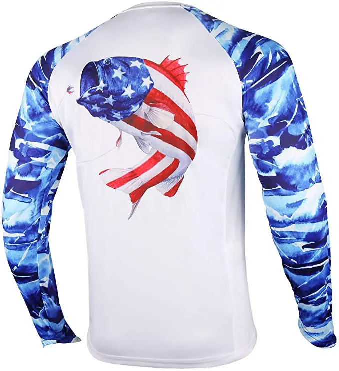

2021 new custom fishing t-shirts uv protection quick dry wholesale long sleeve pelagic performance fishing shirts, Customized color
