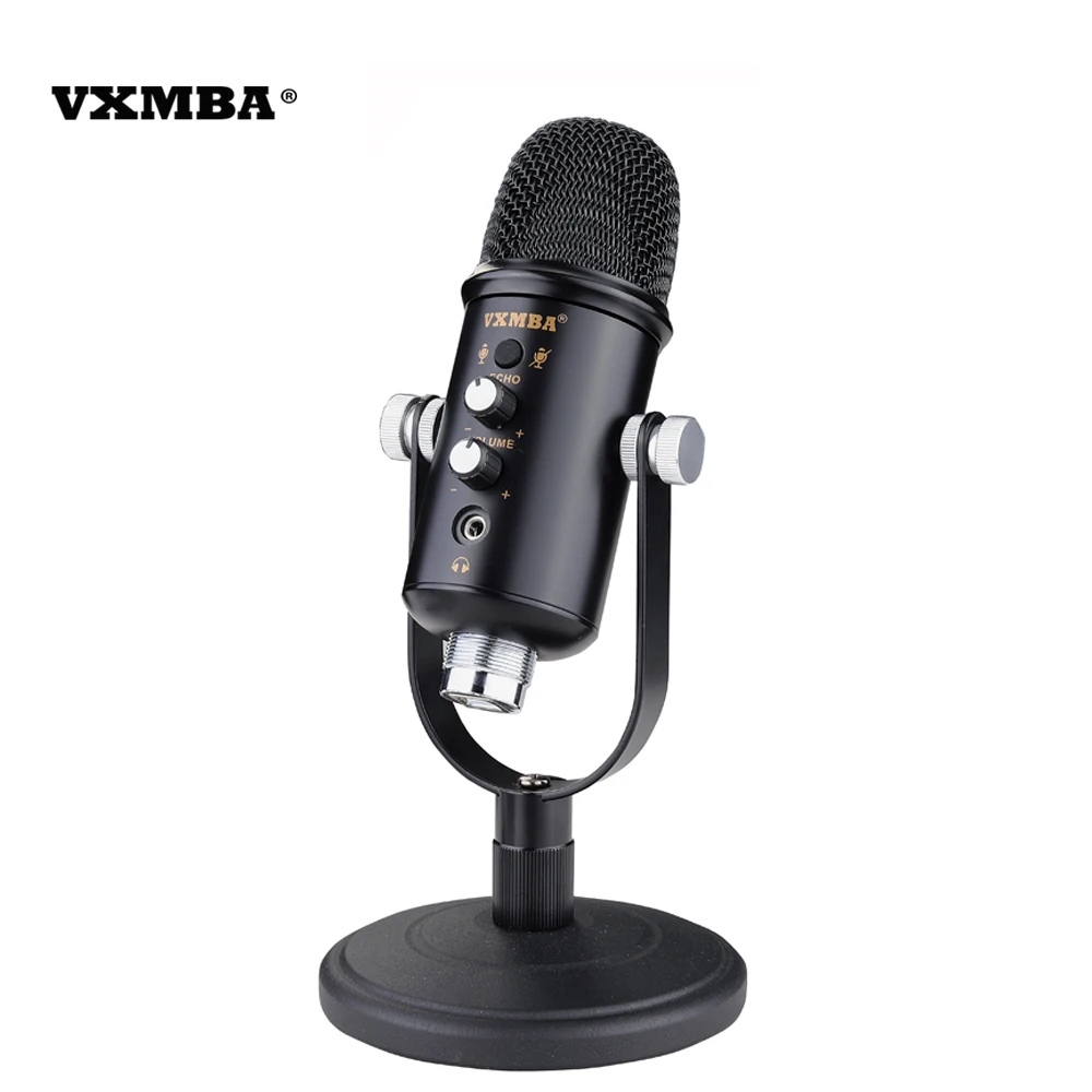 

USB condenser microphone studio singing noise reduction computer games YouTube chat podcast high quality microphone