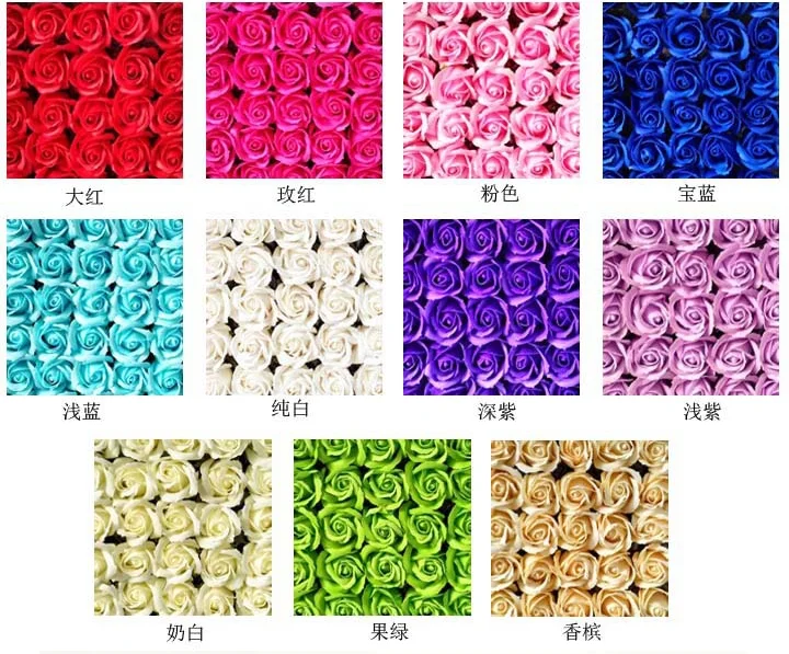 
Wholesale PE fresh Foam rose Flowers plastic soap flowers 