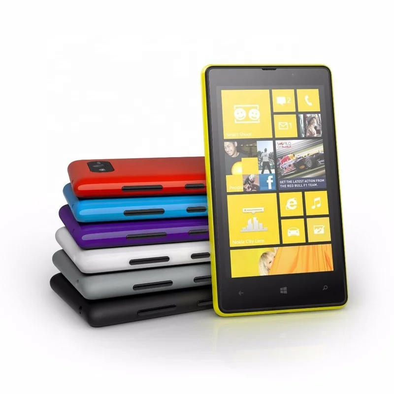 

For Nokia Lumia 820 Windows Phone 8 ROM 8GB Camera 8.0MP 4.3" Screen 820 4G Mobile Phone