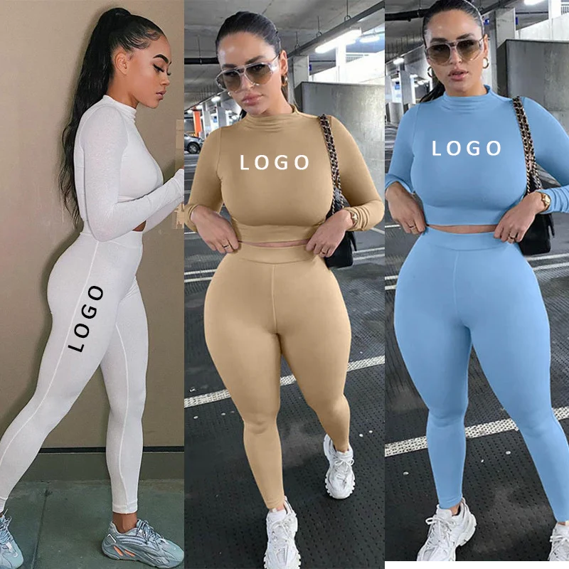 

Women Push Up Nylon Seamless Crop Top Custom Logo High Waisted Sport Yoga Pants, As picture