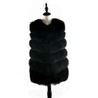 

2019 New Arrival Wholesale Europe Custom Real Fox Fur Vest Women