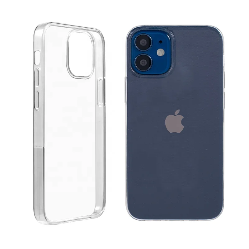 

Luxury soft clear transparent tpu Phone Case Cover For Iphone 12 mini Pro max