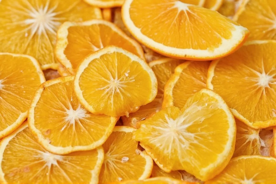 Glass jars with dried orange peels
