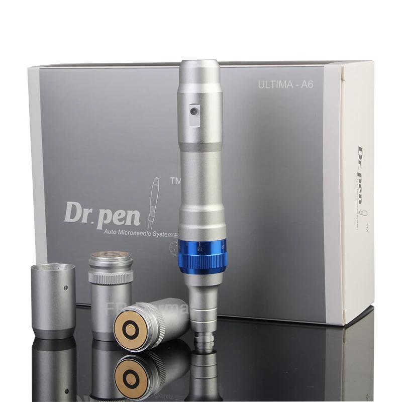 

Microneedling tattoo machine dr. pen ultima a6 skin care, Silver