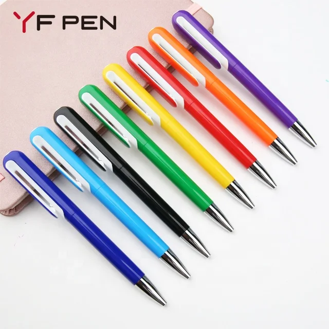 Plastic Colorful Rubber Finish Fat Pen Flat Clip Logo Custom Pen Oem Buy Fat Pen,Flat Pen,Pen