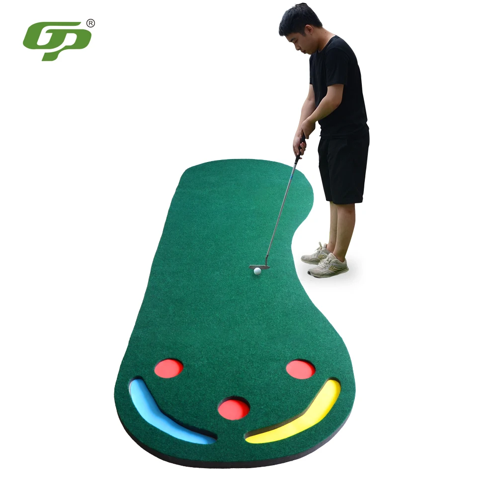 

GP mini golf Office putting set minigolf course, Green,blue,yellow,pink