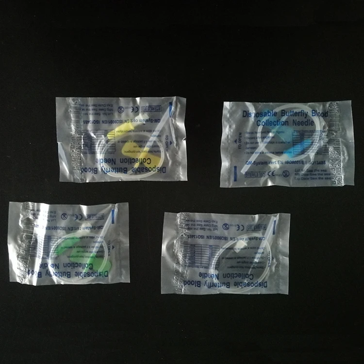 医疗血液收集针双翼