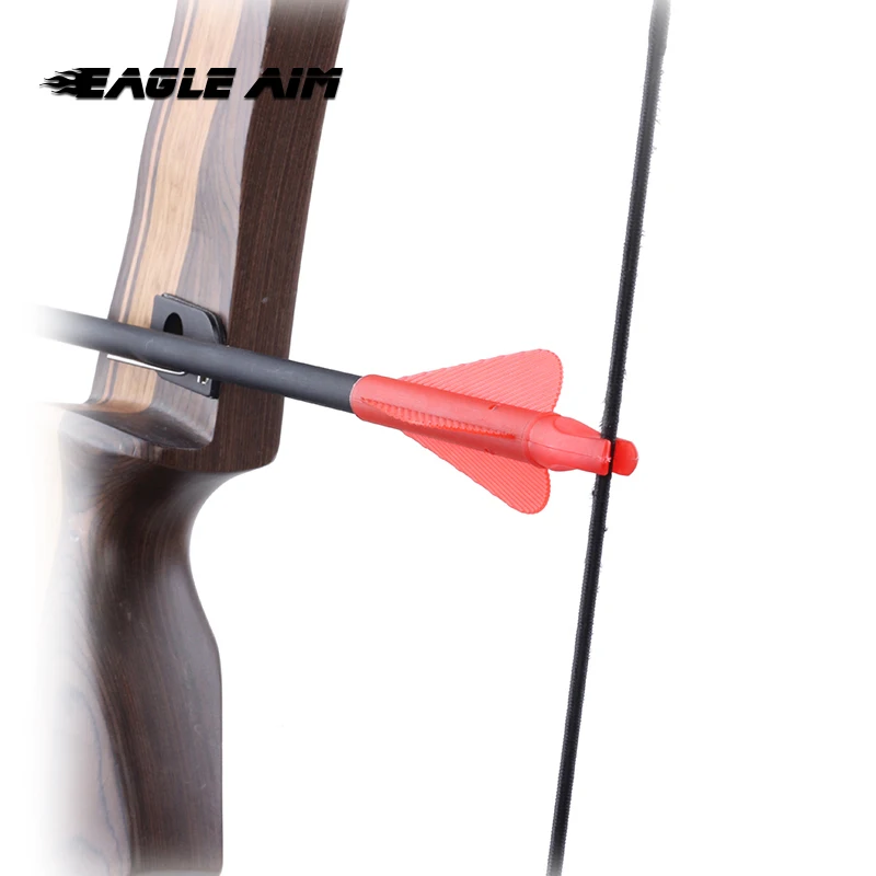 

Conjoined Feather with Nocks Vanes Plastic Arrow Tail for Archery Hunting Outdoor Practice