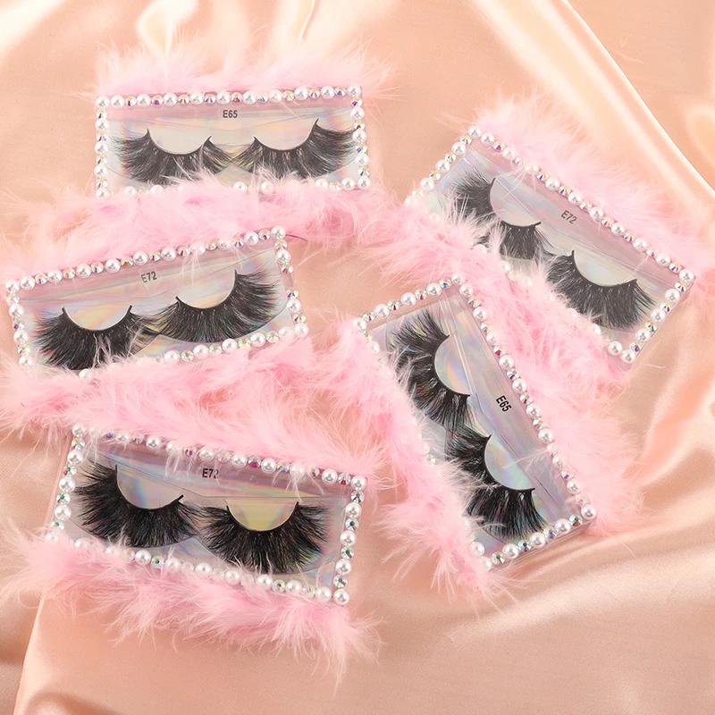 

lashes3d wholesale vendor 25mm Mink Fur Eyelash Private Label eyelash further packaging box, Natural black