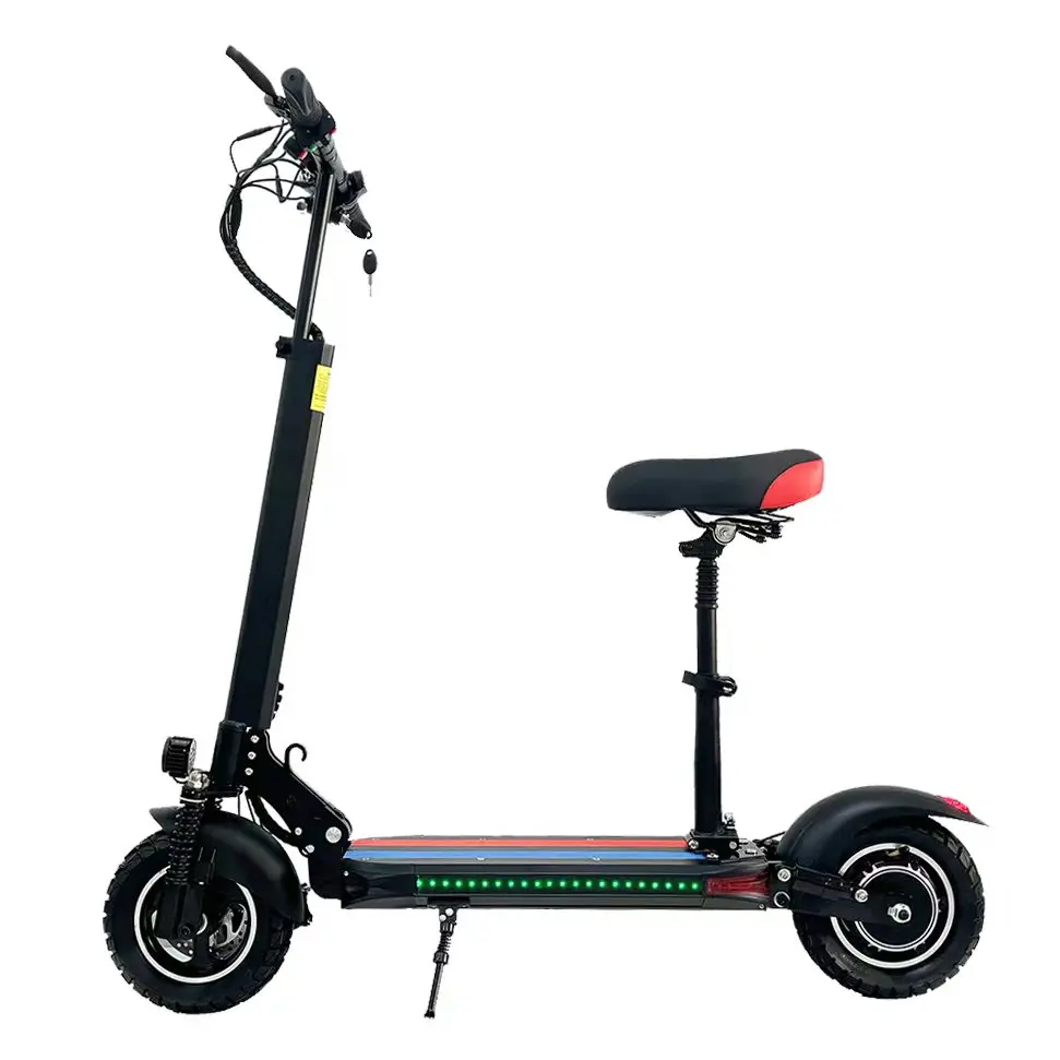 

UK Warehouse Folding Electric Scooters L15 500W 48V 13Ah 10' inch Air Tires adult electric scooter with seat