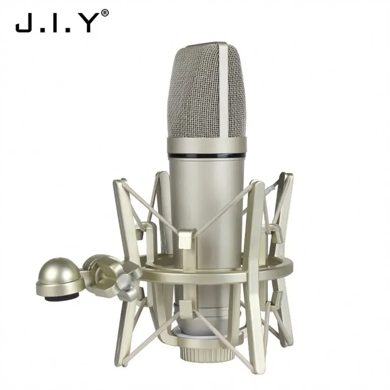 

U87 Online Show Live Video Mic Hot Selling Factory Direct Sales Wired Microphone, Champagne