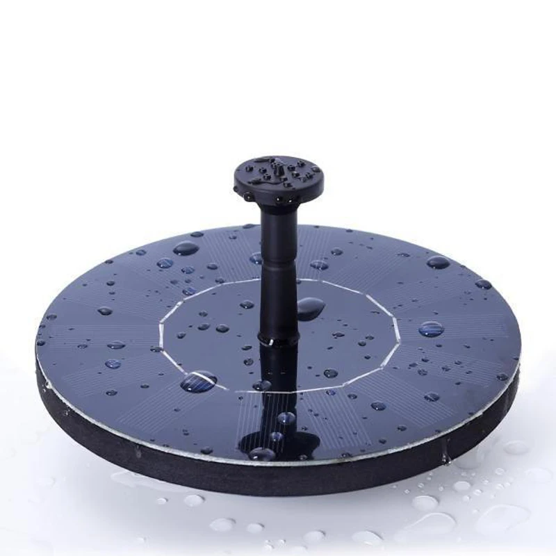 

Outdoor Decration Solar Power Water Pump Solar Water Fountain, Black