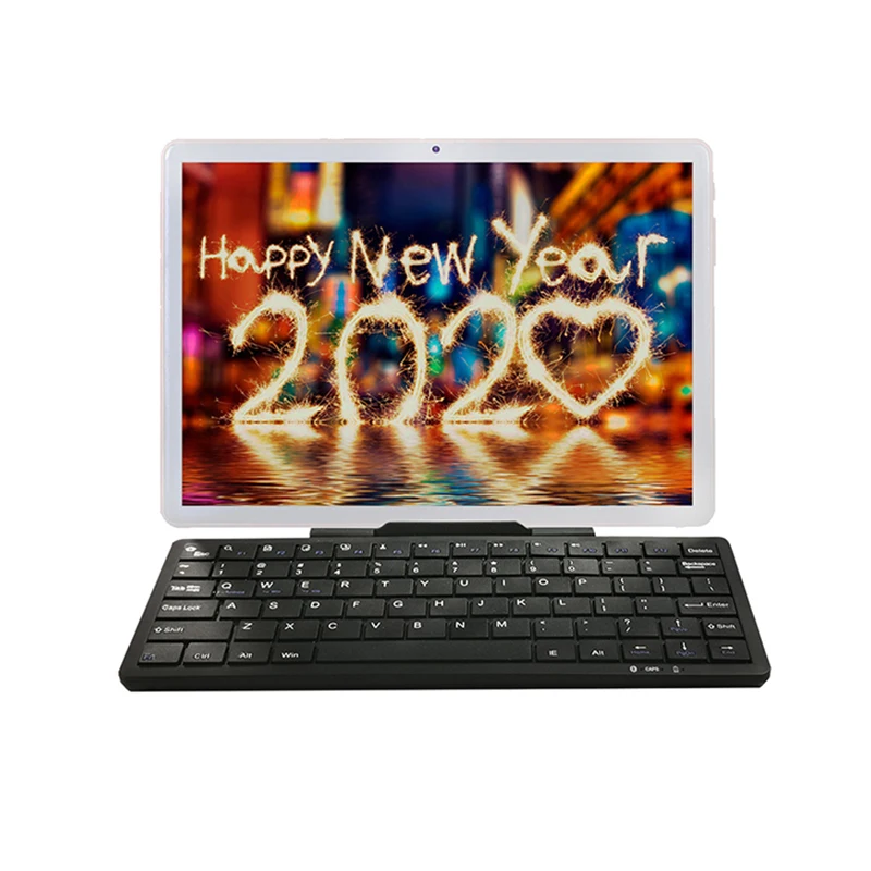 

Android Tablet 2021 New 10.1 inch 4g tablet pc 2 in 1 with bluetooh keyboard Cheap laptop, Black