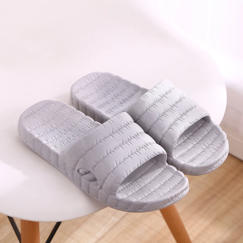 

Washable open toe custom men non-woven hotel guest non-slip bathroom slippers