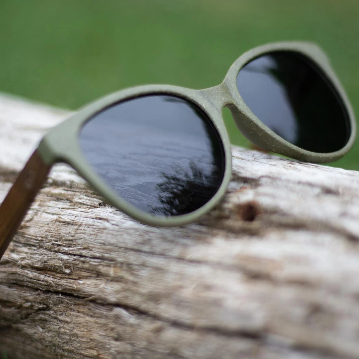 

factory manufacture Eco friendly recycled wheat straw fiber frame biodegradable wood temples arms polarized sunglasses