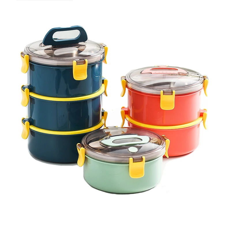 

Wholesale High-End 2-Layer Insulation Bucket Salad Fruit Picnic Tonic Visit a Sick Person Lunch Box