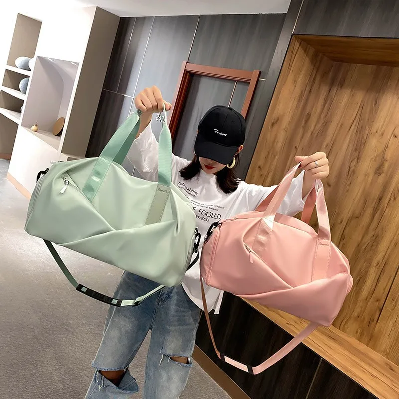 

2021 Customized Fitness Dry Wet Sports Bags Women Outdoor Travel Bags For Girls