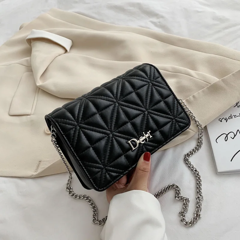 

Made in china fashion women chain handbag set colorful