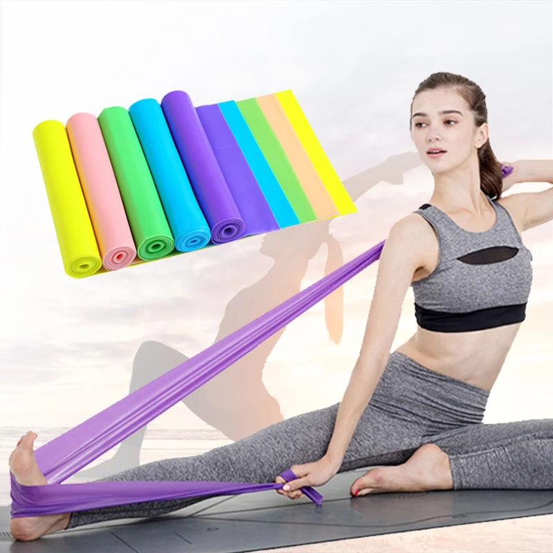 

A One Low MOQ Custom Logo Fitness Equipment custom Logo Rubber Material Elastic Sports Resistance Bands, Customized color