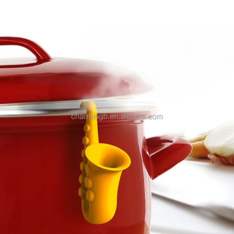

Kitchen Lid Holder Silicone Cover Holder Raises The Lid the Heightening Device to Prevent the Soup from Overflowing the Pot, Customize color