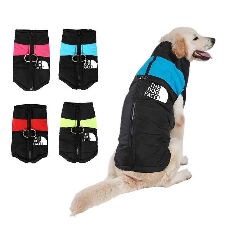 

S-5XL Waterproof Puppy Clothes for Dogs Winter Warm Dog Coat Jacket For Small Medium Large Dogs Cotton Thicken Vest Pet Product