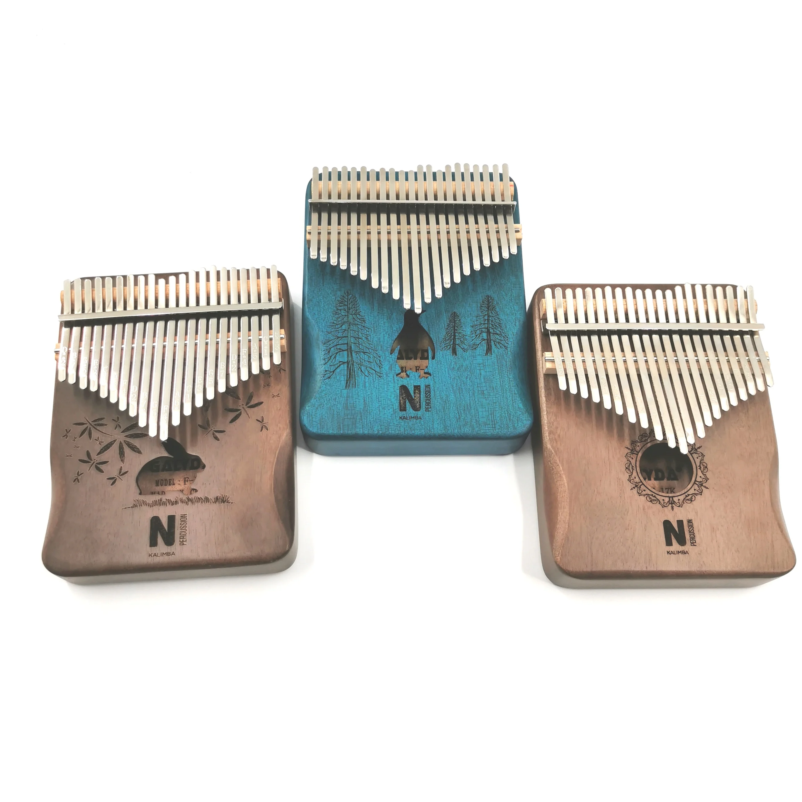 

High Quality Wholesale Custom Cheap 21 Keys Wooden Mahogany Kalimba