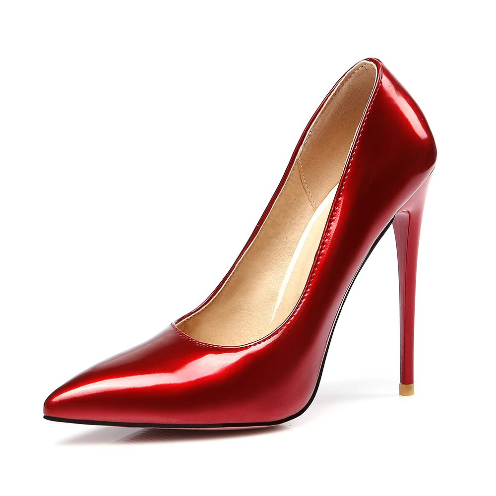 

Professional China manufacturer pumps party pointed toe high heels for women pumps stilettos woman shoes, Red/black/ pink/ beige