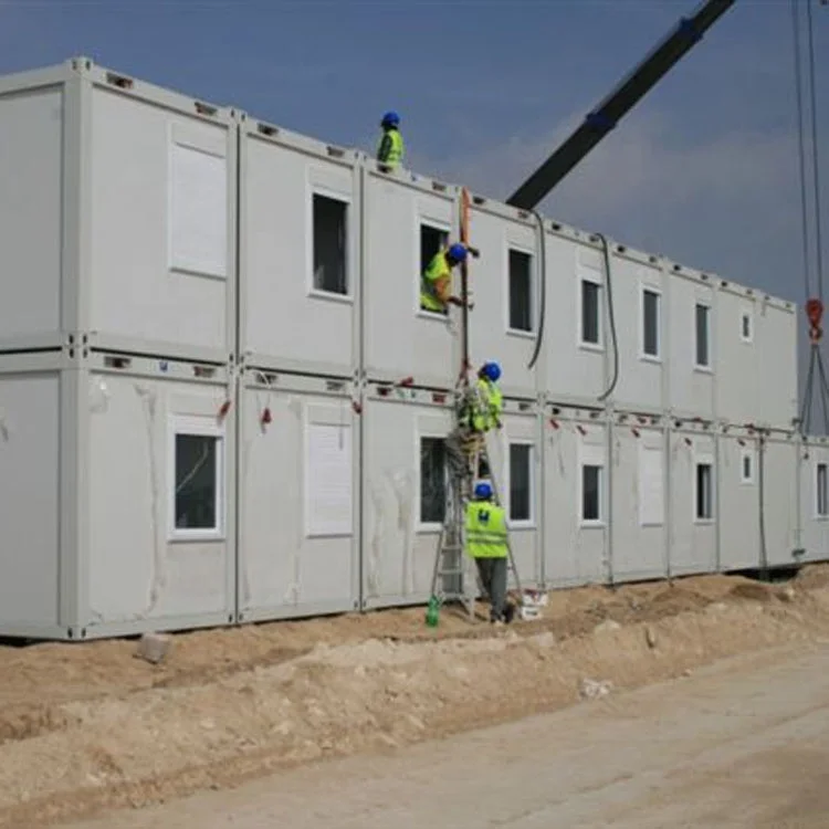 Accommodation container house room with mini home