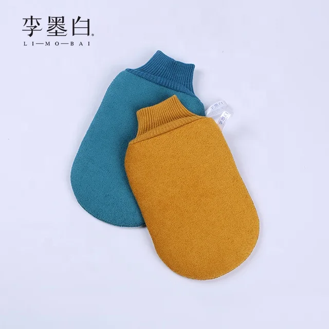 

Part of the Best Body Care Kit for Women & Men Body Scrub Gloves kessa Shower mitts Moroccan Skin Cleaning Exfoliating Gloves