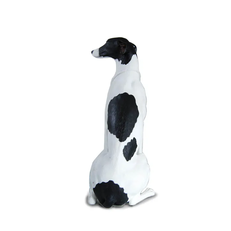 resin dog statue