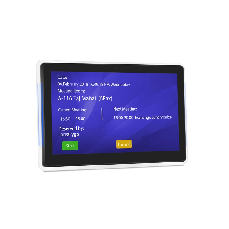 

LED light 10.1 inch RK3328 android 8.1computer tablet pc all in one wall mount capacitive touch screen panel pc