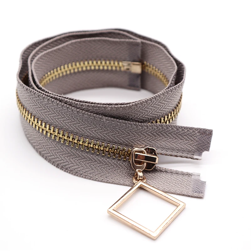 

Brass wire 5# open end metal Zippers for delicate women's clothing more colorful Metal zipper for bag garment jeans jacket