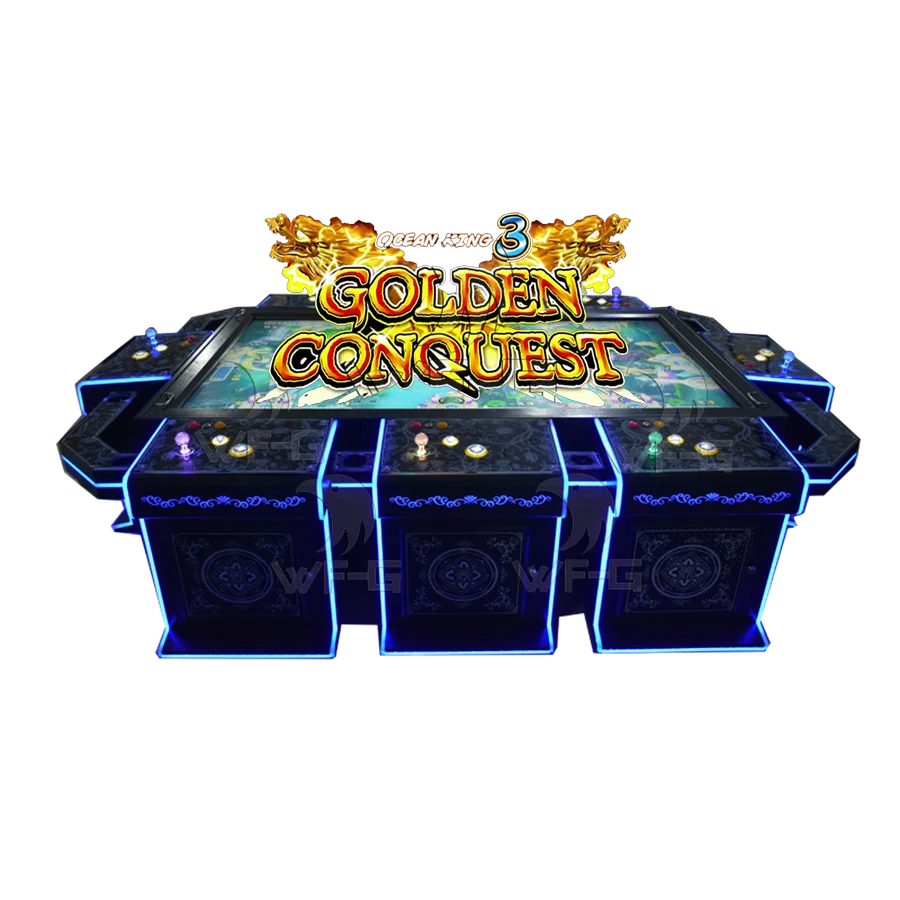 

30-50% percentage winning rate 8 players igs ocean king Golden Conquest fish table arcade games for sale