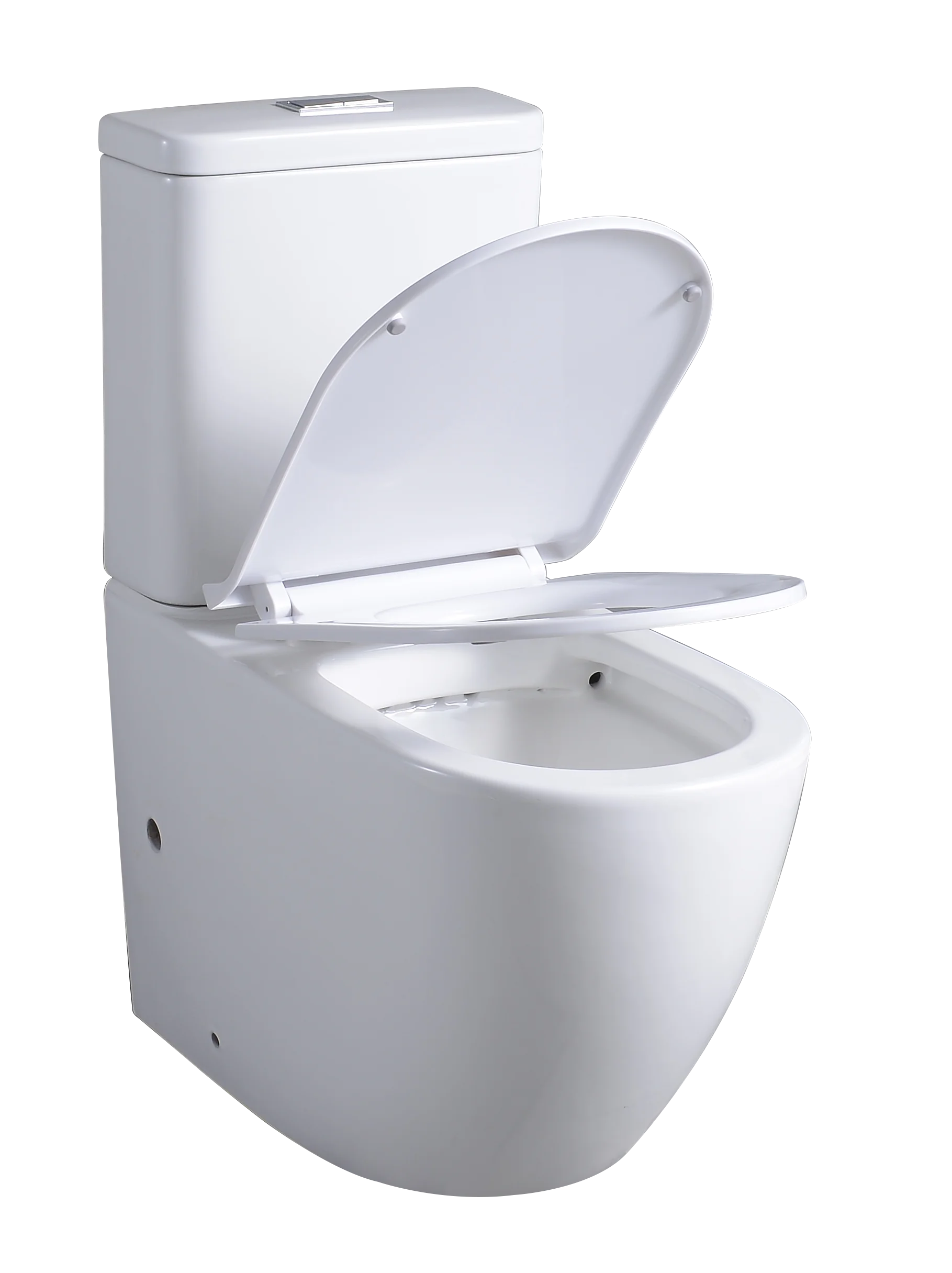 低价西方陶瓷洁具两件式冲洗马桶yt102